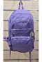 School Bag Crinkle Fabric Multi-Compartment with Accessories