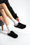 Unisex Felt Slippers Comfort Model Winter Closed Front Sabo Daily Comfortable Home Slippers - 3