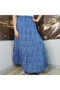 Elastic Waist 3-Layer Ruffle Viscose Fabric Skirt, Mevlana Long Cotton Skirt, Size 38-44 - 5