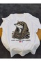 Mo Fish 100% Cotton Relax Fit Crew Neck White Tshirt - 4
