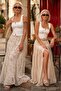Square neck corset-look blouse with hook-and-eye closure - 3