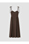 Esvab • Modern & Distinctive Heart Roba Collar Polka Dot Strap Dress