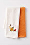 Set of 2 Cotton Waffle Kitchen and Drying Towels |   High Absorbency, Fast Drying |   45X70 cm - 2