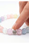 Candy Selenite Natural Stone Bracelet - Purification, Peace and Energy Balancing, 8mm, Multicolor Unisex