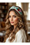 Hand-Embroidered Bohemia Crown with Canvas Embroidery - 2