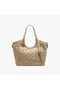 Textured Tote Bag with Detachable Strap