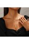 Long Gold Necklace for Women,14k Gold Color Plated - Simple Adjustable Jewelry Gift Trendy - 3