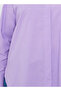 Plus Size Solid Oversized Shirt - 3