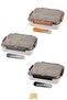 New Collection Bento 1200ml Lunchbox - Single Layer 4 Compartments and Bowl Steel Lunch Box - 5