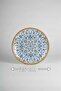 Set of 6 Valencia Serving Plates 25cm Digital Tiara-A