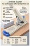 Large Size Stapling Machine 1 Piece Kangaro Ds-23S20Fl Archive Type Stapling Machine 170 Sheet Capacity Z