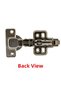 Piston Hinge with Brake Kitchen Wardrobe Cabinet Furniture Door Cover Metal Flat Chrome Stone Hinge - 4