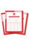 Penal Case and Investigation Court File, 100 Pieces of Lawyer Case File/ Red and White 1. Quality - 2