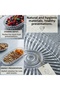 Set of 4 Transparent Glass Presentation Plates 19X8 cm Decorative Oval Serving and Breakfast Plates - 2