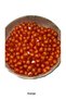 Cubic Series Orange Crystal Beads with Pearls Inside 10 mm Janjan Acrylic Beads for Jewelry, Bag Beads 50 Gr (100-110 Pieces) - 2