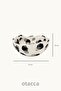 Aurora Decorative Bowl |   Multi-Purpose Tabletop Collector, Hand Painted - Mono Traces Series - 2