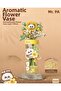Panda and Sunflower Themed Room Scented Vase 638 Piece Lego Set-Block Toy-Building Set