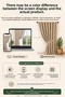 Brown Cream Balcony Curtain with Iron Rings – Outdoor Sunshade Curtain with Ties - 5