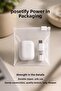 Zippered Organizer 10X10 cm |   10 Pieces |   Frosted Transparent Jewelry, Technology, and Multi-Purpose Bag - 3