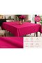 Liquid-Proof Linen Fuchsia Tablecloth |   Custom Size |   65% Cotton 35% Polyester |   Oeko-Tex ®   Standard 100 - 2