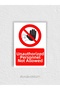 Unauthorised Entry Warning Warning Sign A4 A3 30X40 cm