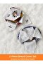 Set of 2 Colorful and White Rose Embroidered Bread Covers