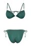 Emerald Green Triangle-Covered Brazilian High Leg Bikini Set with Accessory Detail Tbess26Bt00134 - 6