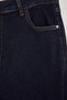 Koyu Mavi Yüksel Bel Ekstra Esnek Push Up Yırtmaçlı Bilek Boy Skinny Jeans TBBSS26CJ00048 - 5