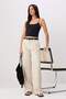 Vizon Wide Leg/Geniş Paça Pilili Dokuma Pantolon TWOAW22PL0475