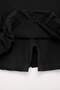 Black Knitted Large Size Skirt - 5
