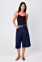 Black Plain Fitted Pool Collar Sleeveless Ribbed Snap Fastener Ribbed Stretchy Knitted Bodysuit Twoss26Bd00039 - 9