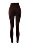 Koyu Kahverengi Seamless/Dikişsiz Push Up Tam Boy Örme Spor Tayt THMAW25TY00003 - 13