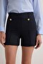 Navy Blue Pocket Detailed Shorts & Bermuda Twoaw27Sr00013 - 3