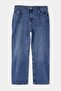 Mavi Yüksek Bel Comfort/Orta Esnek Straight Fit Denim Büyük Beden Jeans TBBSS24CJ00051 - 4