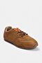Taba Süet Çift Bağcıklı Kadın Sneaker TAKAW27SN00003 - 2