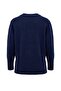 Wardrobe Essentials Lacivert Yumuşak Dokulu Basic Geniş Kalıp Özel Kalite Triko HırkaTWOAW27HI00090 - 8