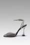 Woman's Black Oslo Stone Coated Evening Dress Shoes 11cm Byndabyosl01 - 8