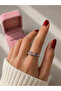 Elegant Purple Stone Silver Color Ring – Minimal Elegance & Sparkling Design - 2