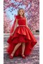 Matte Satin Trailing Girls' Evening Dress, Wedding, Engagement, Birthday, Graduation - 2
