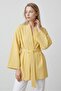 Women's Vertical Striped Wide Sleeve Stylish Summer Relaxed Kimono - 3