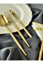 Almeria Titanium Gold 42 Piece 6-Person Cutlery Set - 5