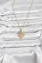 316L Steel Chain Gold Color Infinity Model Zircon Stone Women's Necklace - 2