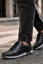 Verona Black 100% Genuine Leather Men's Casual Shoes