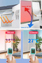 Plain Silver Gray Light Heat-Proof Sunshade Curtain Stain Resistant Heat Insulation Blackout Sun Curtain Heat Insulation - 7