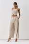 Ss6168 Pleated Pocket Detailed Loose Trousers - 2