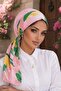 وشاح بنمط أوراق الشجر من البودرة - 3