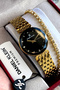 Jubile Steel Cord Original Gold Color Women's Wristwatch Bracelet with Gift - 7