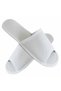 50 Pairs of Spa Slippers Open Front Non-Slip Sole White Hotel Slippers Disposable
