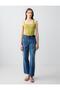 Green U-Neck Slim Fit Sleeveless Knitted Tank Top - 2