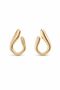 Women's Special Plated Pinch Earrings